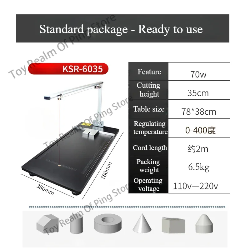 Foam profiled electric cutting machine Electric wire KT board pearl cotton hot knife Extruded board sponge EPS hot machine