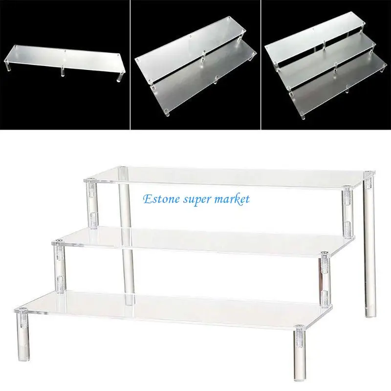 

090B Figure Accessories Display Holder 2-layer Model Stand for Cartoon Figure Diy Toy