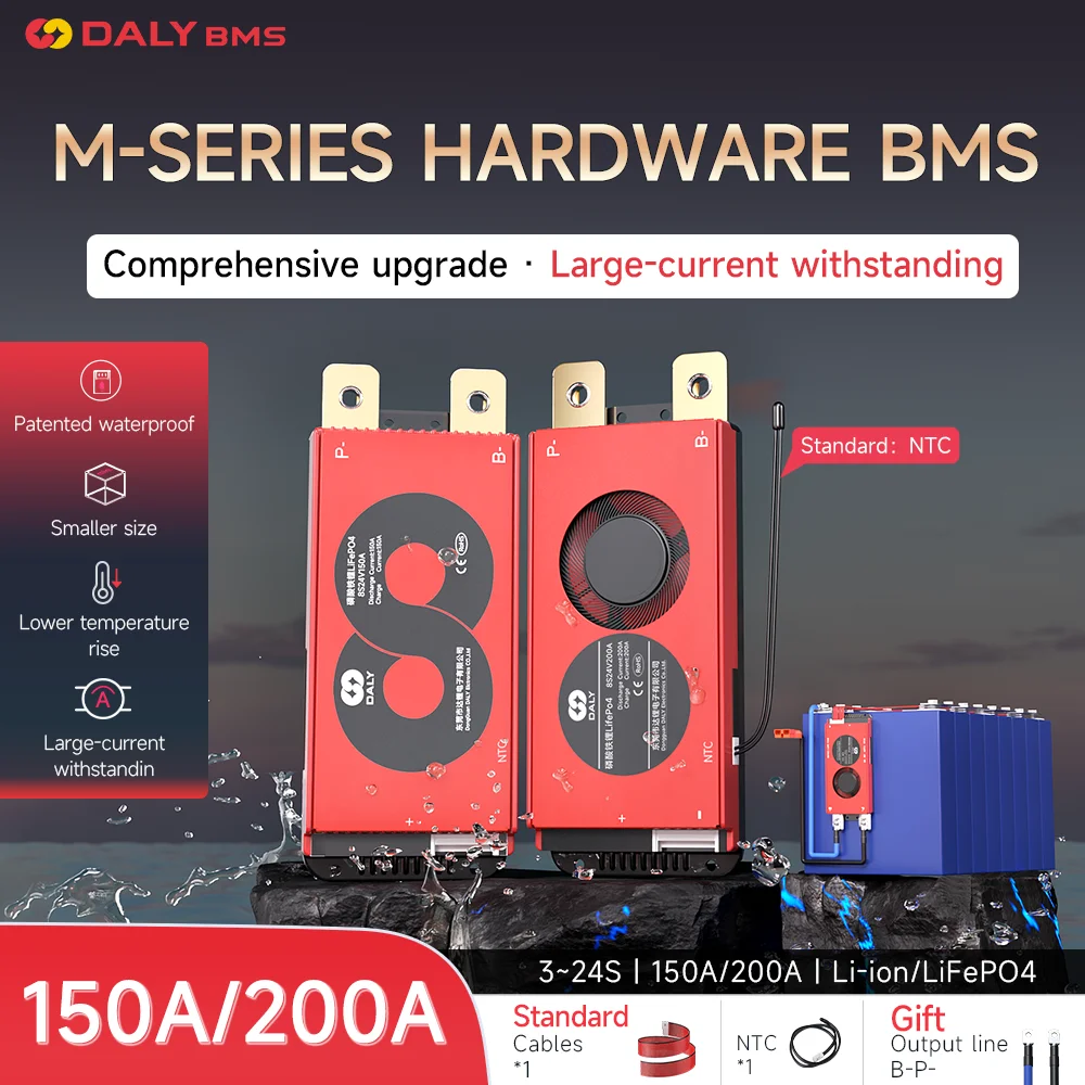 HIBMS 16s 48v LifePO4 bms 16S 60V 18650 с NTC 30A 40A 60A 80A 100A 200A 250A для инвертора хранения энергии Victron