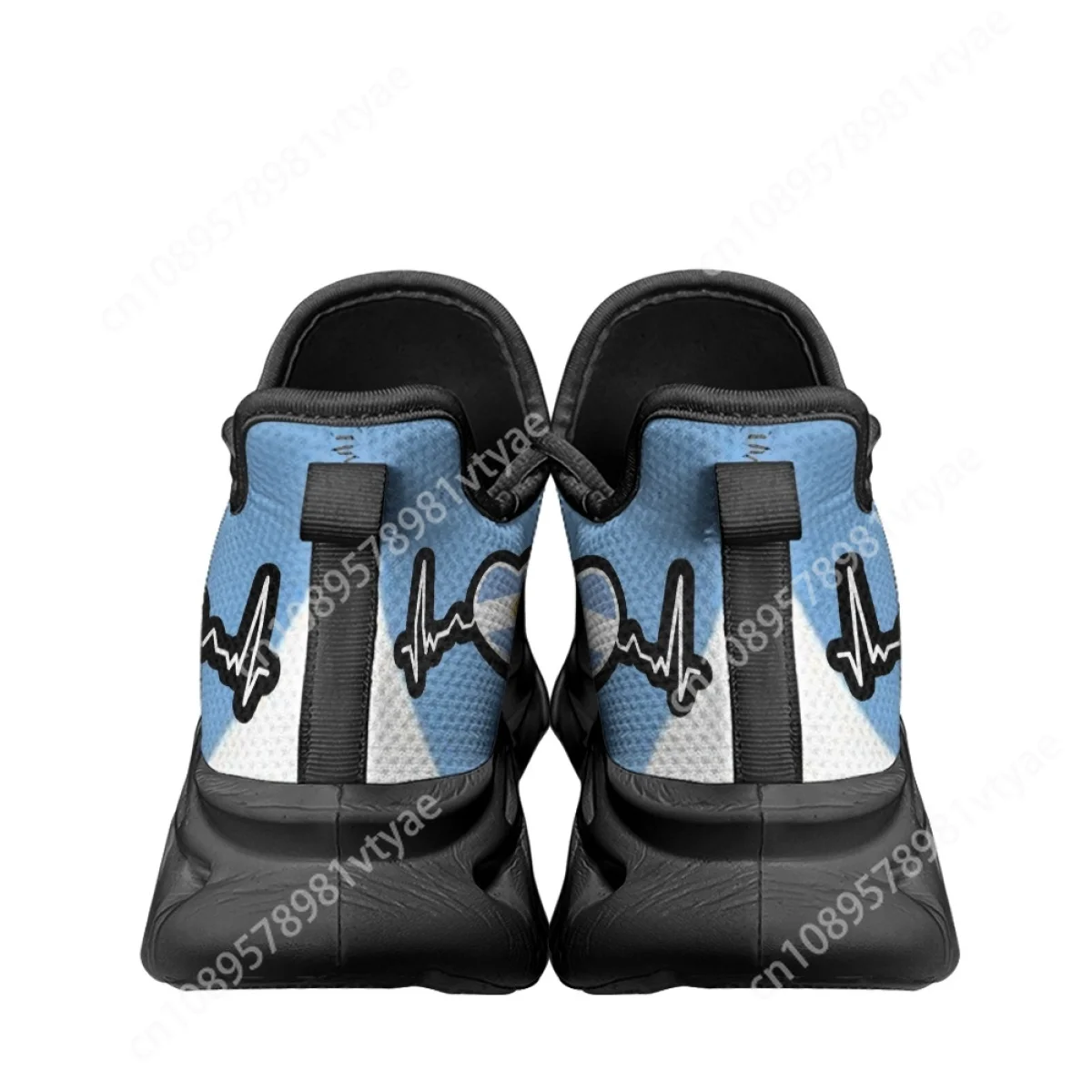 Zapatos de plataforma informales con bandera de Argentina para adultos, zapatillas antideslizantes, cómodas, ligeras, de malla, regalo