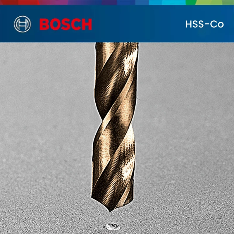 Imagem -02 - Bosch Alta Velocidade Broca de Metal Hss-cobalto 10 Pcs mm Durável e Resistente ao Desgaste para Perfuração de Liga de Aço Inoxidável