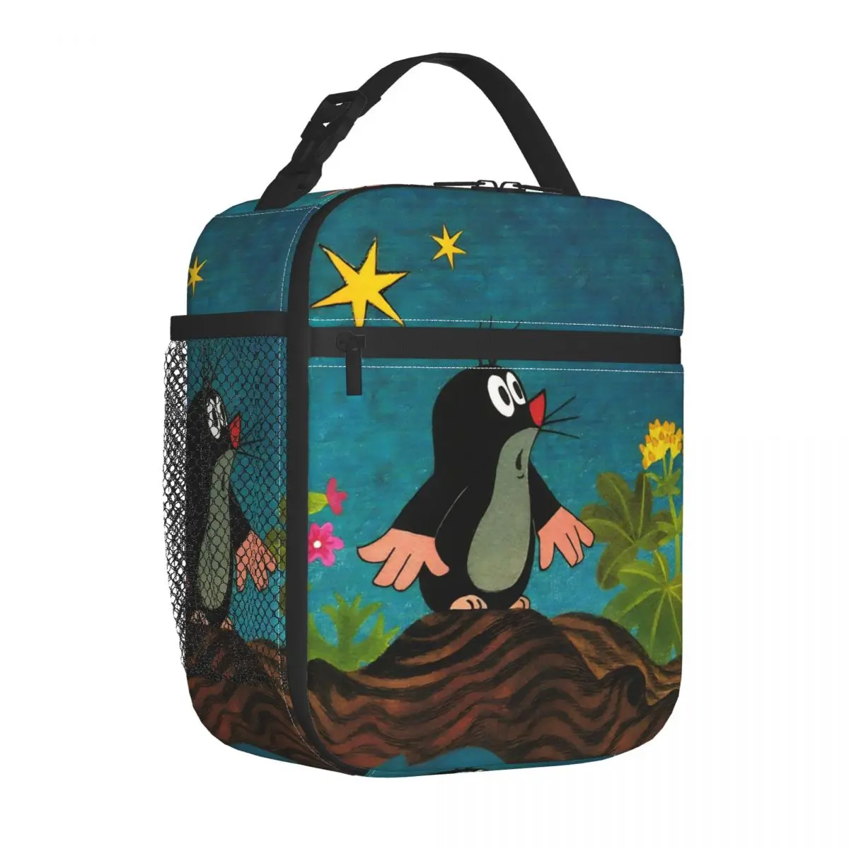 Torba termiczna na lunch Little Mole   Pojemnik na posiłki, torba na lunch, kreskówkowy, szczelny, torba termiczna, torba na jedzenie, do szkoły, na podróże