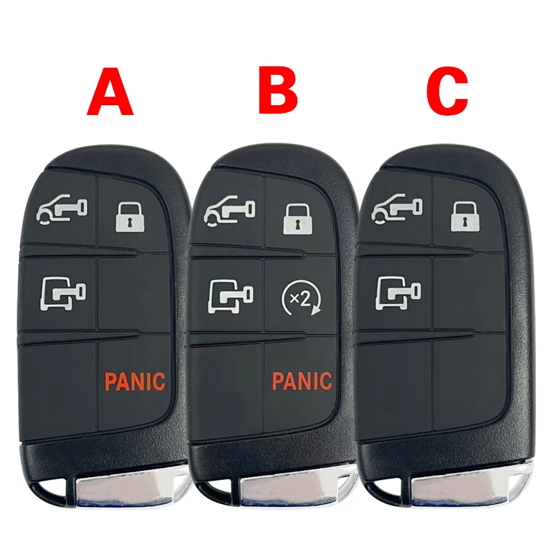 CN087049 Original Smart Key Fob Remote 434 MHZ ID4A PN 7FF2-4LXH 60977653 M3N-40821302 For Dodge RAM PRO Master 2022-2023
