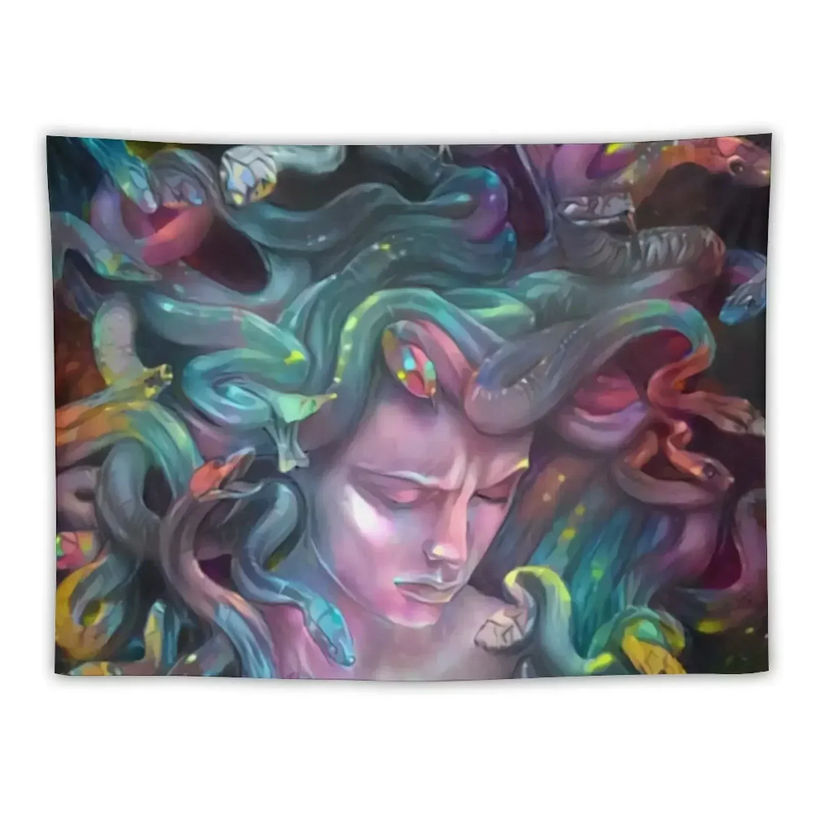 

Medusa Tapestry Art Mural Wall Decoration Items Wall Coverings Room Aesthetic Tapestry