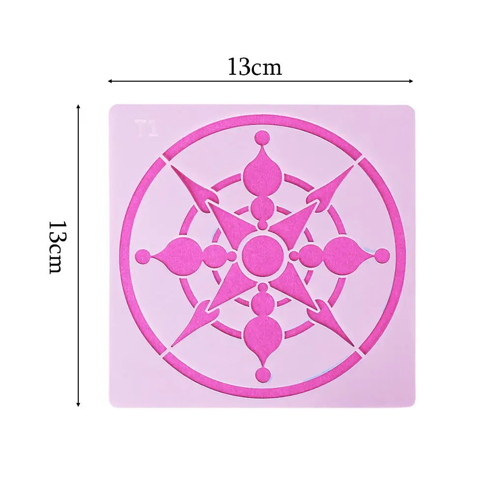 Hot Stamp Album Decorative Embossing Layering Stencils Scrapbooking Painting template Mandala Auxiliary