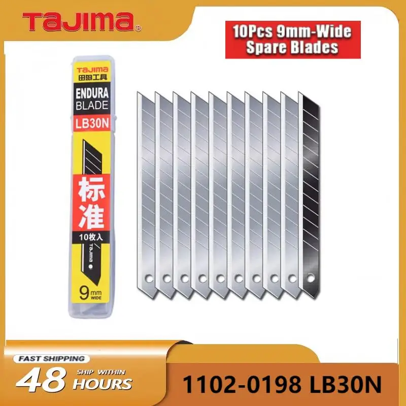 

TaJIma LB30N 1102-0198 Запасное сменное лезвие ножа, универсальный нож шириной 9 мм, 10 шт.
