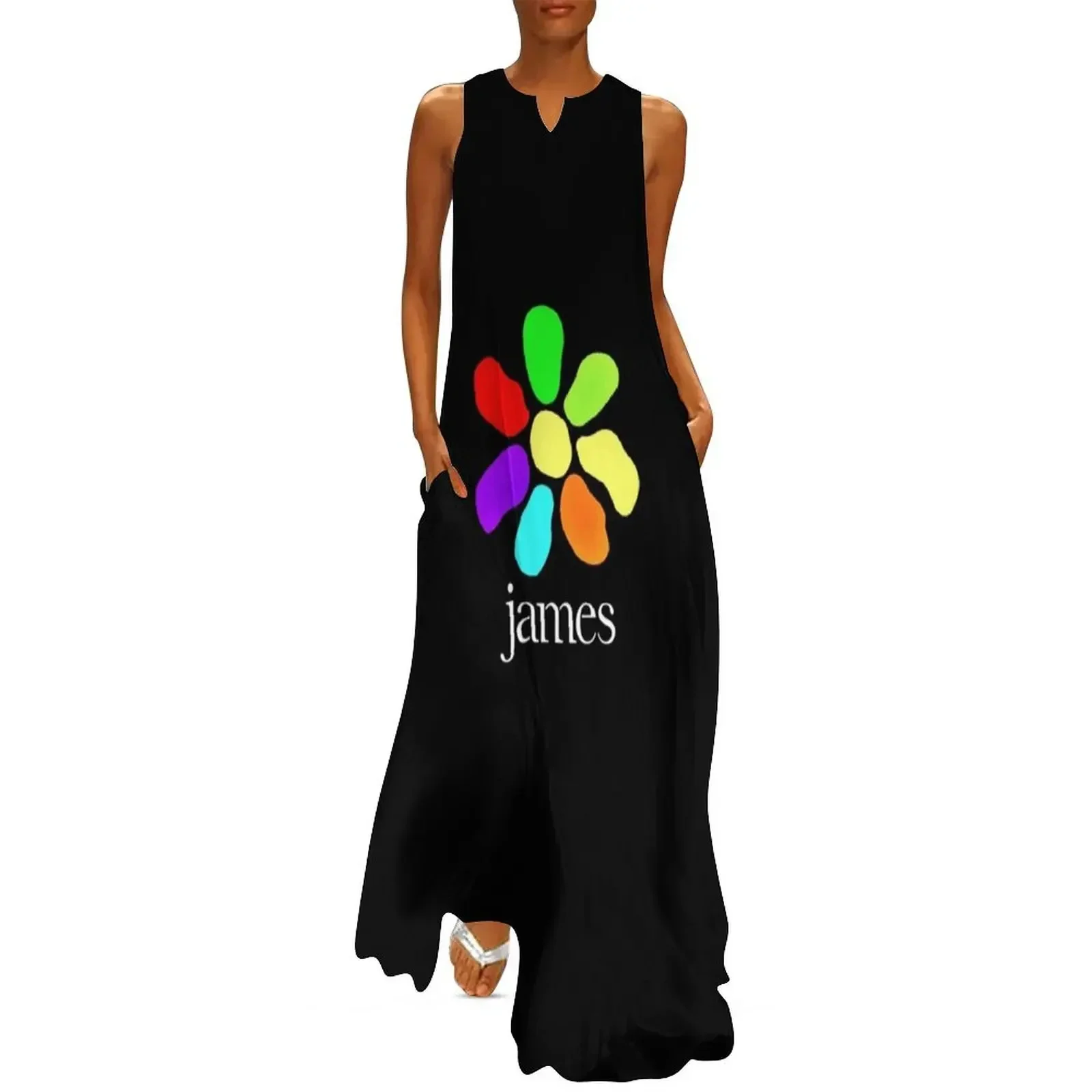 

James Fresh As A Daisy Long Dress woman dress womens dress Women's evening elegant dresses plus sizes