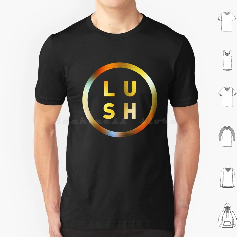 Lush Relaxed Fit T Shirt Cotton Men Women DIY Print Lush Relaxed Fit