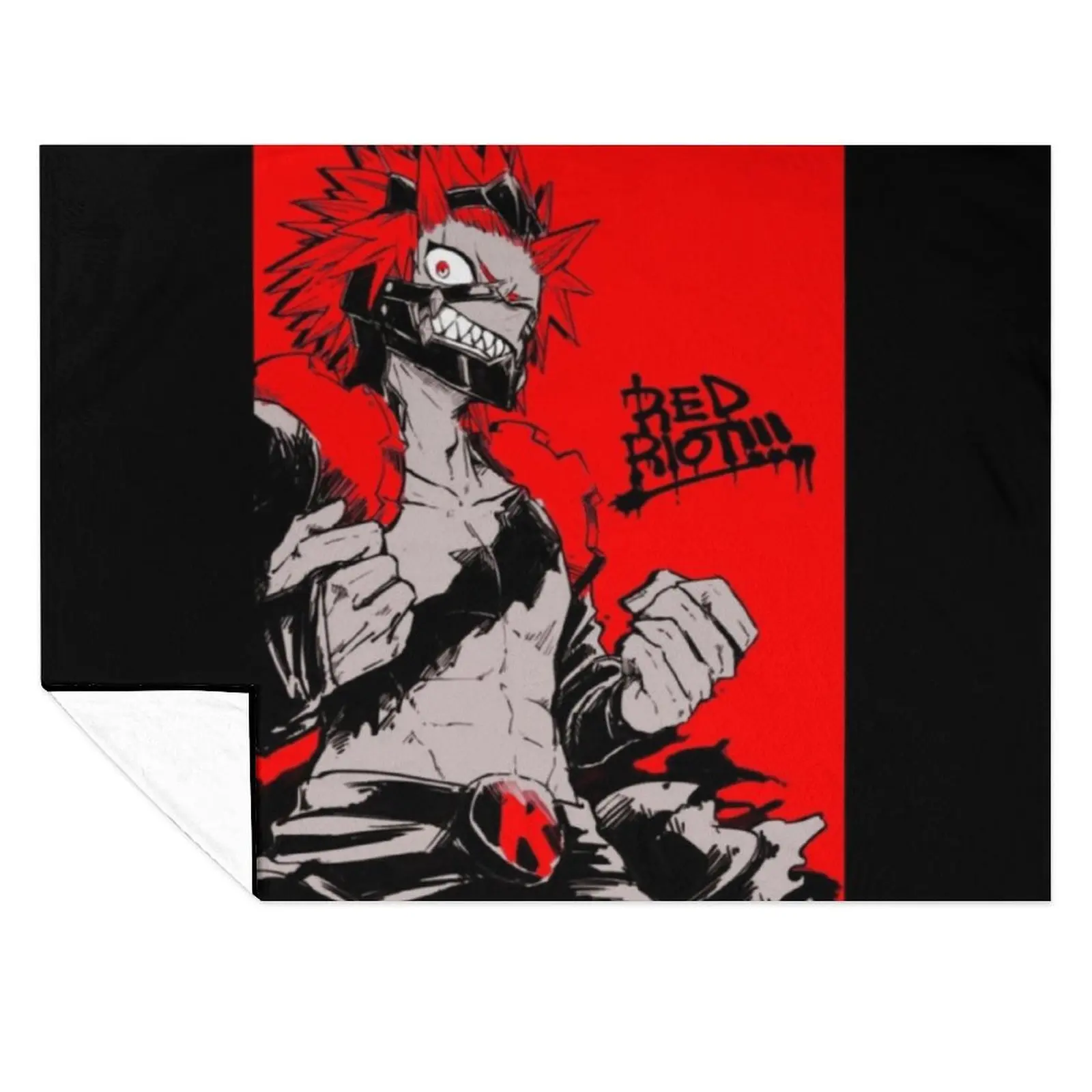 

Eijiro Kirishima Throw Blanket Soft Beds Single wednesday Winter beds Blankets