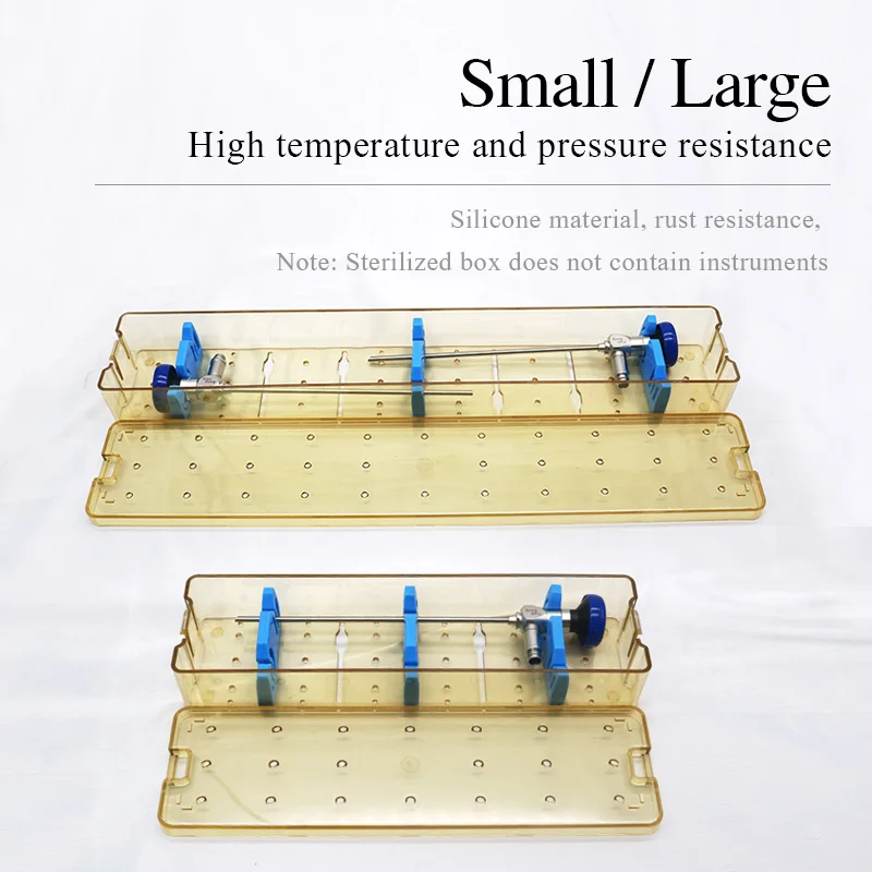 Silicone Endoscope Disinfection Box Small/Large High Temperature and High Pressure Surgical Instrument Sterilization Box