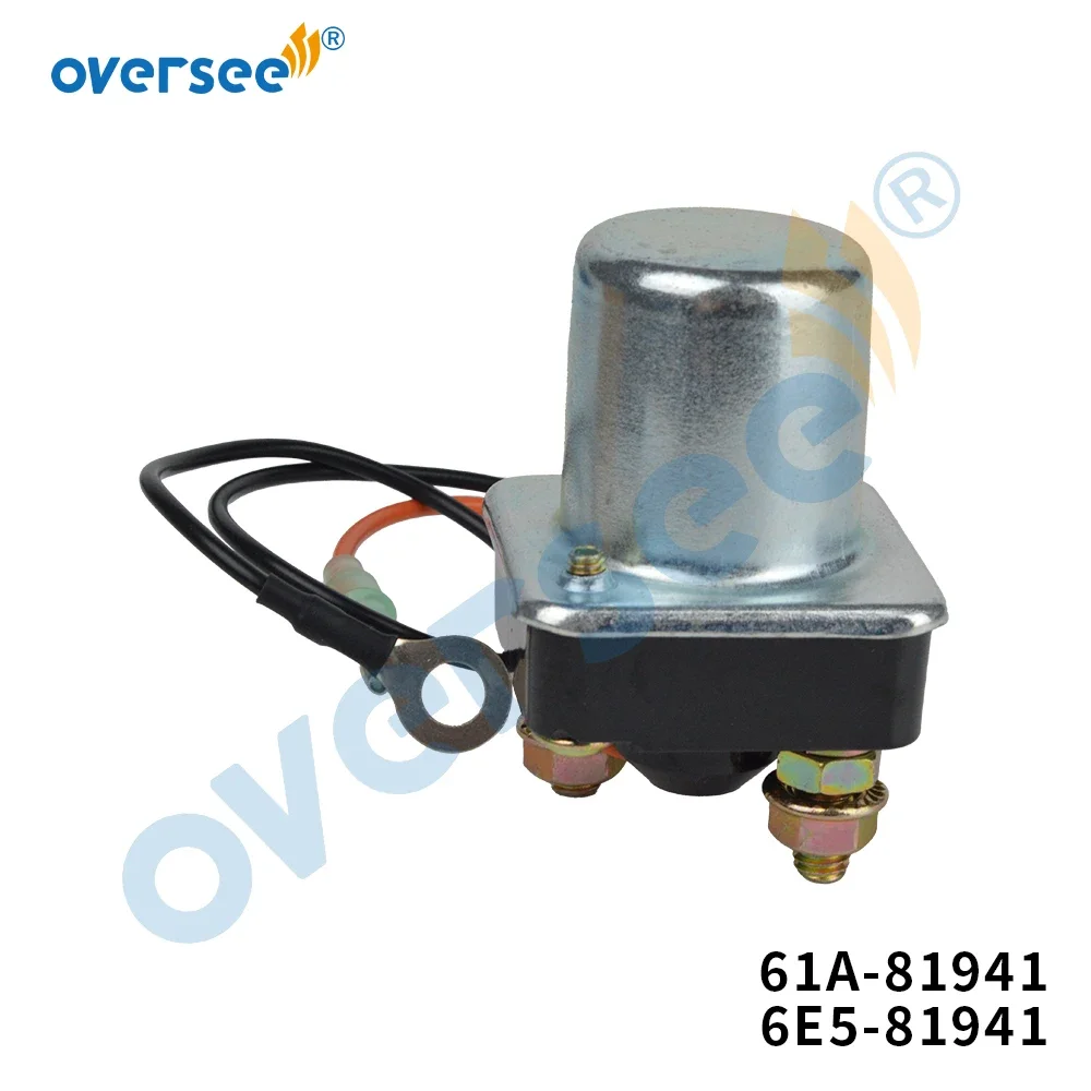 6E5-81941 61A-81941 Starter Solenoid Relay for Yamaha 115-250HP Outboard Engine 6E5-81941-11-00 61A-81941-00-00