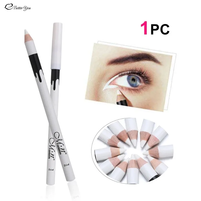 1pc neue weiße Eyeliner Make-up glatt leicht zu tragen Augen Aufheller wasserdichte Mode Augen Liner Stifte Augen Make-up Eyeliner Stift