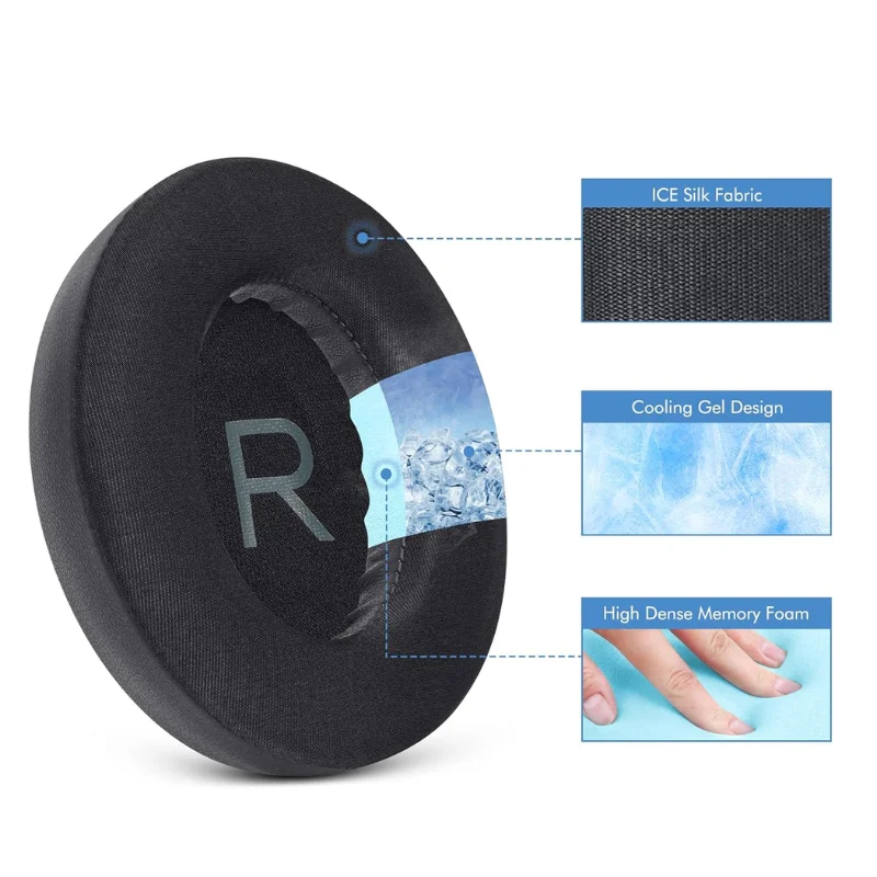 Cooling Gel Replacement Ear Pads for Bose 700 (NC700)Wireless Headphones,EarPads,Soft Leather,Added Thickness