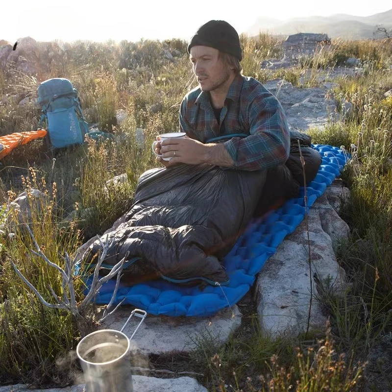 Adult outdoor winter thickened camping ultra-light portable cold-proof warm white goose down sleeping bag