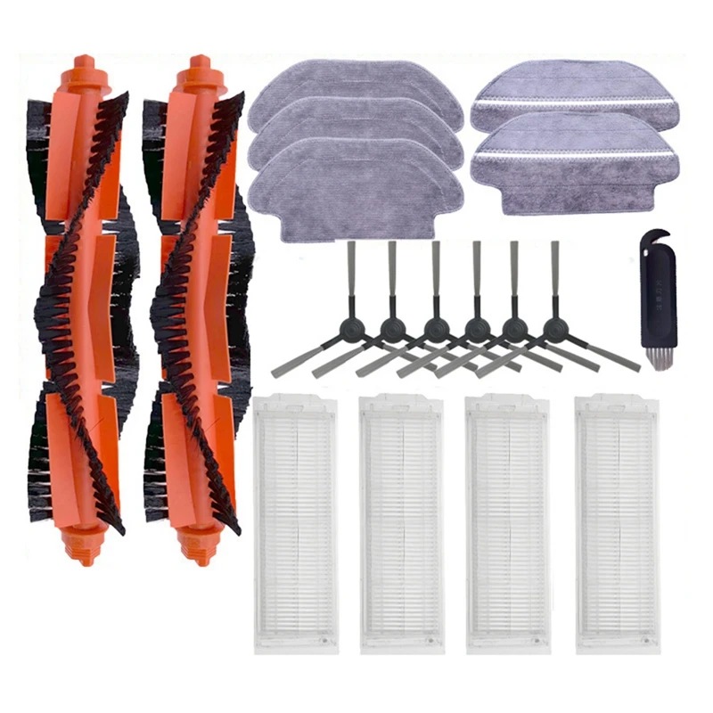 

Hepa Filter Side Main Brush Cover Mop Holder Spare Parts Plastic For Xiaomi Robot Vacuum Mop Pro 3C 2S