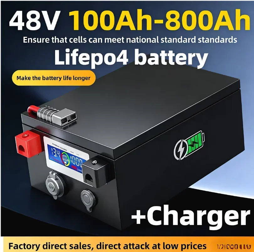 JN 48V 100Ah-800Ah LiFePO4 Deep Cycle Battery | The Ultimate Power Solution for 4KW-9KW Solar PV Systems & RV Off-Grid Living