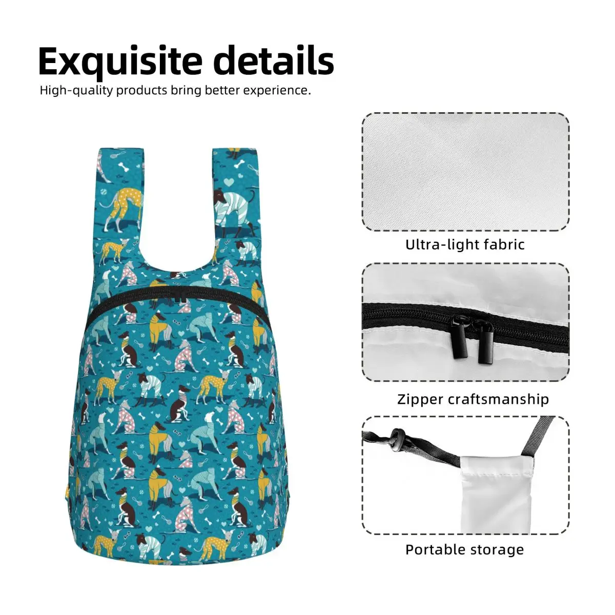 Greyhounds Dogwalk Student Backpack School Bag Hiking Travel Daypack for Boys Girls Storage Bookbag Shoulder Bags