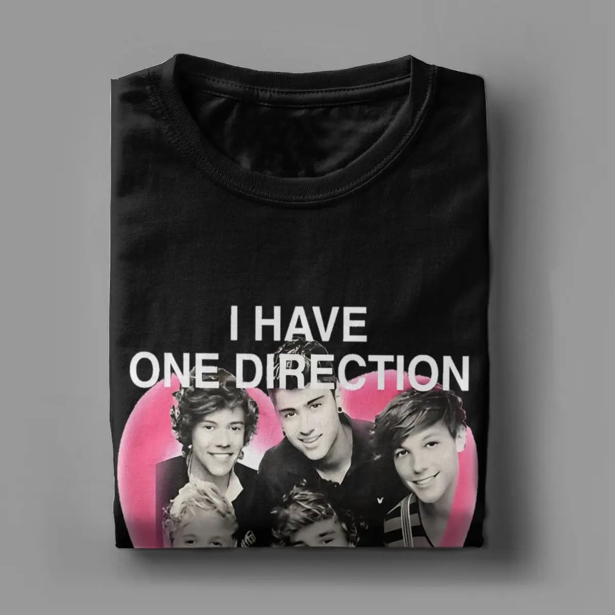 Men T-Shirt 1D One Infection Directions Creative 100% Cotton Tee Shirt Short Sleeve Music Pop Band T Shirts O Neck Tops Adult