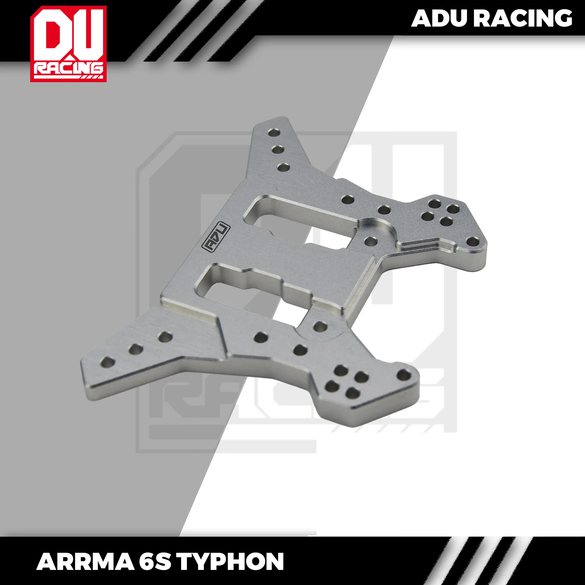 ADU Racing REAR SHOCK TOWER CNC 7075-T6 ALUMINUM FOR ARRMA 6s TYPHON