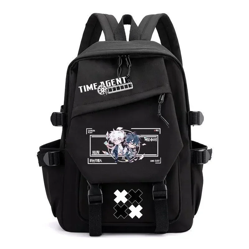 

Chibi, черный, белый, розовый, зеленый, Link Click, школьные ранцы для детей и подростков, большие вместительные рюкзаки Mochilas в стиле аниме для девочек и мальчиков
