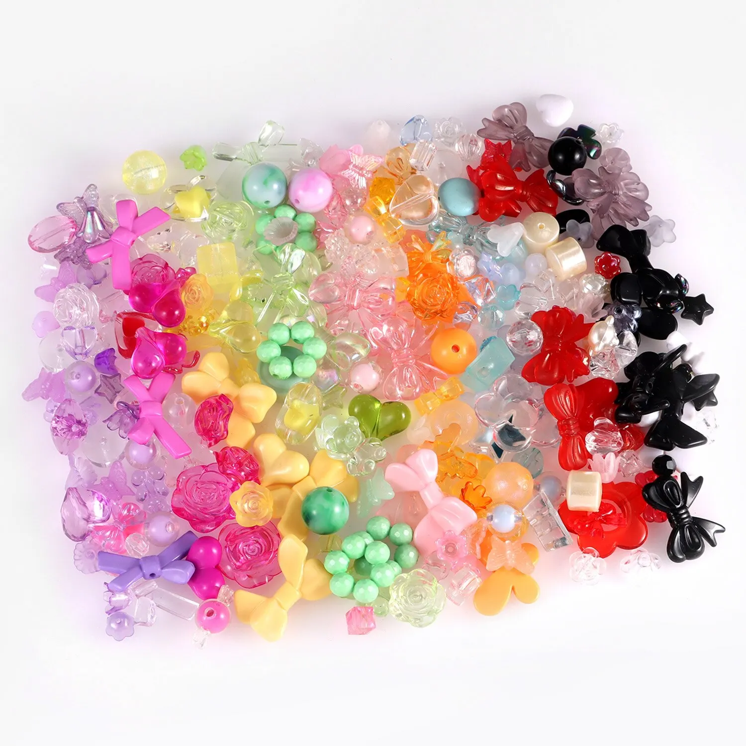 1bag 50g Mixing Style Candy Color Acrylic Beads For DIY Handmade Bracelet Jewelry Making Phone Chain Accessories image 3