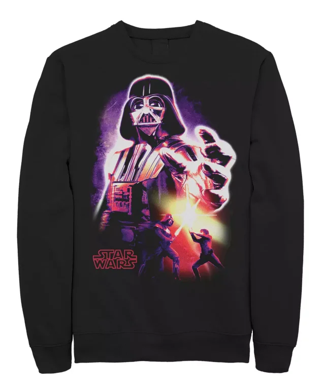 Felpa con cappuccio girocollo quotidiana autunno e inverno sci-fi da uomo e da donna di Star Wars felpa con cappuccio in puro cotone stampato in pile sci-fi