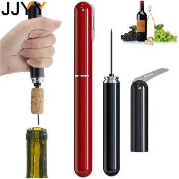 Pompa ad aria Apribottiglie per vino Apribottiglie Perno in acciaio inossidabile Dispositivo di rimozione del tappo Cavatappi pneumatico Accessori per bar a casa per feste