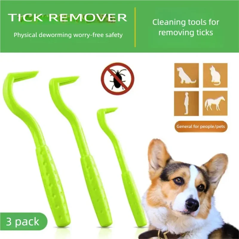 Pet Flea Remover Hook Tick Tweezer - Dog Cat Tick Pull Clamp Accessory Pet Mite Extractor Essential Pet Care Tool