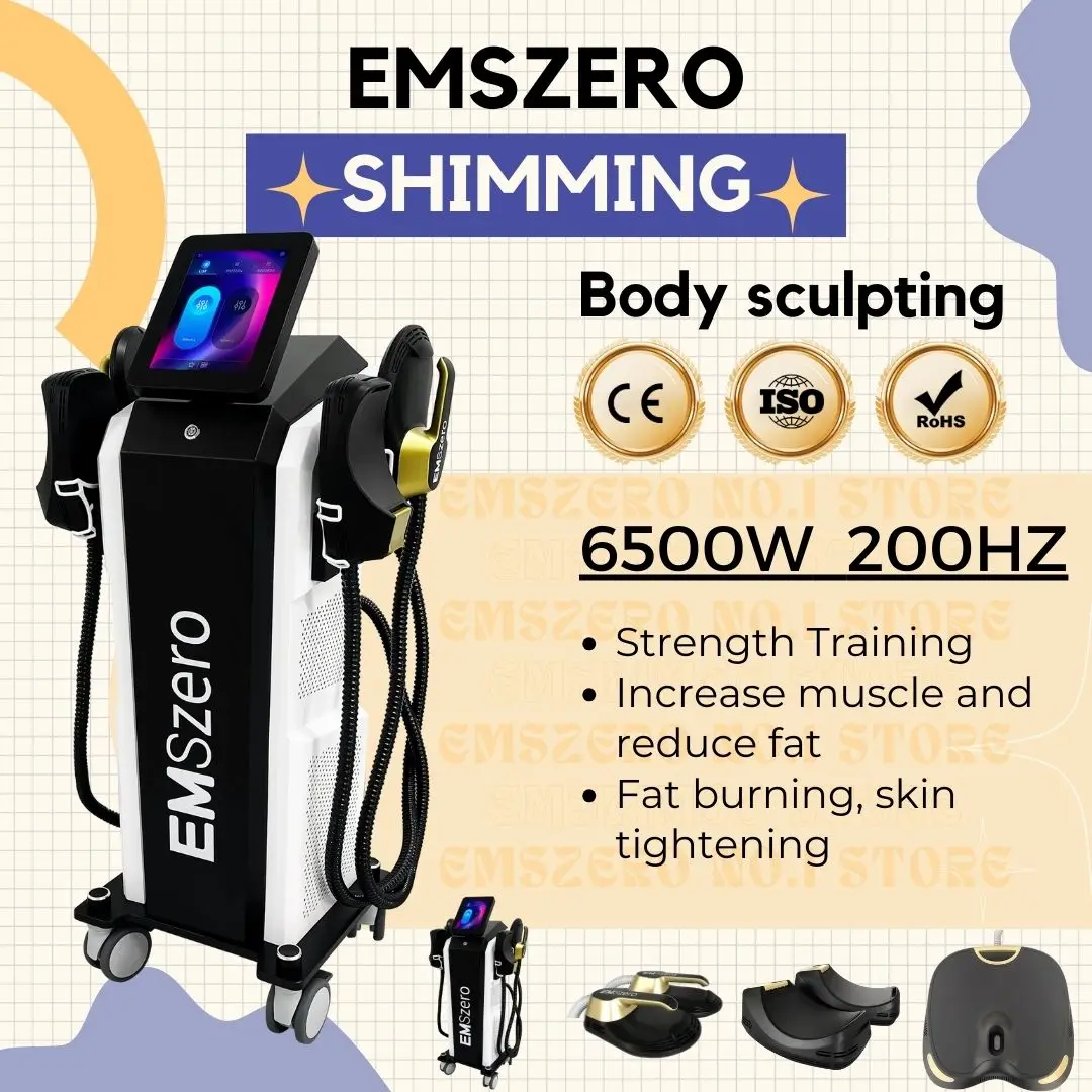 

EMSzero Body Muscle Toning EMS Slimming Sculpt Machine Fat Burning RF Weight Loss Electromagnetic Muscle Shaping Folding Screen