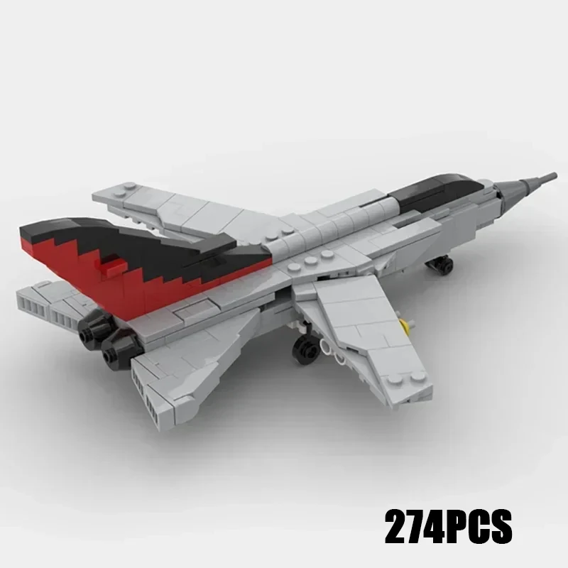

Moc Building Bricks Модель военного истребителя 1:72 Торнадо ADV F.3 Технология Модульные блоки Подарки Рождественские игрушки Наборы «сделай сам» Сборка