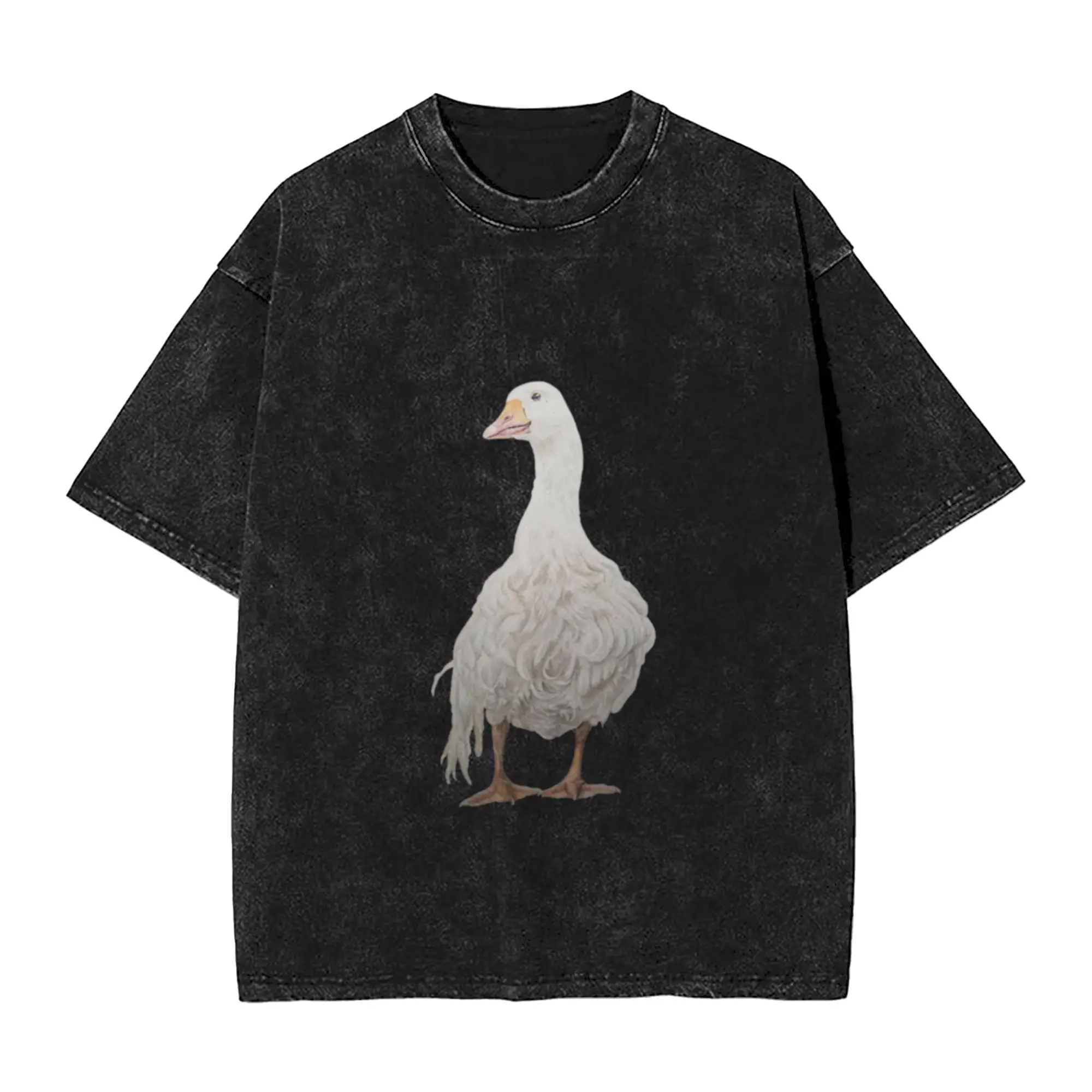 Sebastopol Goose  Unique Chic A Vintage Oversized Cotton Unisex T-Shirts