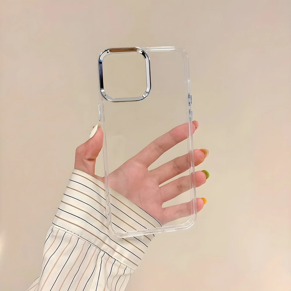Clifford The Big Red Dog Phone Case For IPhone 17 Air 16 E 15 14 13 12 11 Plus Pro Max Electroplated Transparent Soft Shell - view 3