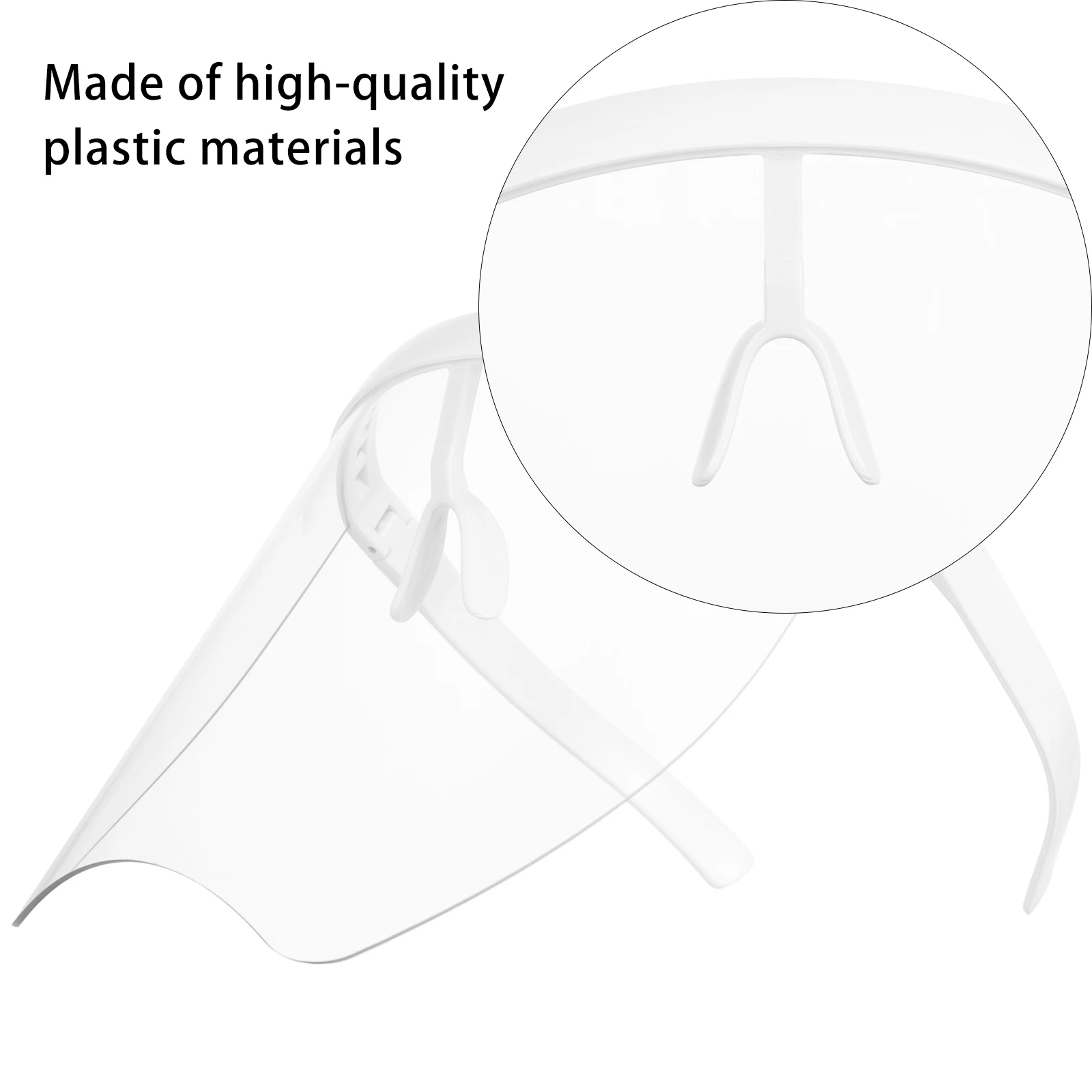 1 قطعة غطاء الوجه الكامل حملق قناع مكافحة الضباب الرياح برهان الشمس التظليل قناع مع مخدات أنف للنظارة في الهواء الطلق نظارات واقية للدراجات النارية #3