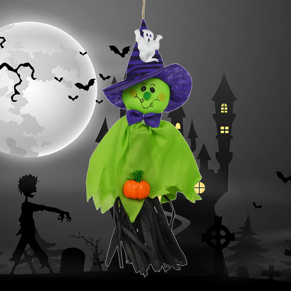 

Scary Scarecrow Hanging Decorations Halloween Party Haunted House Supplies Creepy Ghost Pumpkin Lighting Accessories