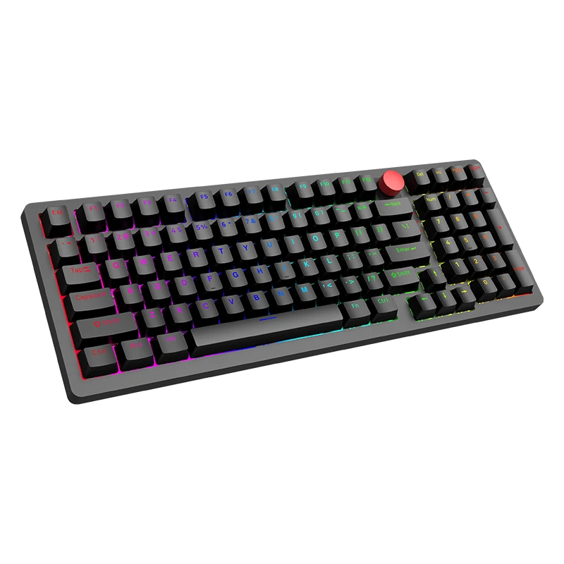 DK98A Transparent Keyboard Clavier Gamer Teclado Mechanical Mechanical Keyboard Hotswap