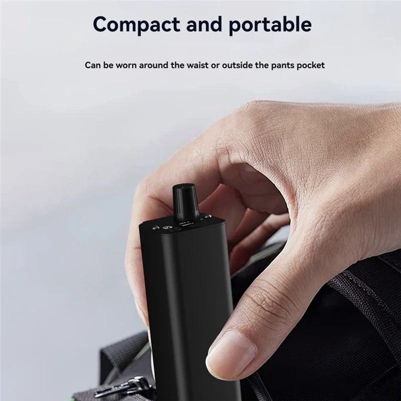 

-PQWN Portable In Ear Headphone Amplificador Headphone Monitor Amp With XLR And TRS Input 3.5Mm Output With Stereo/Mono Switch