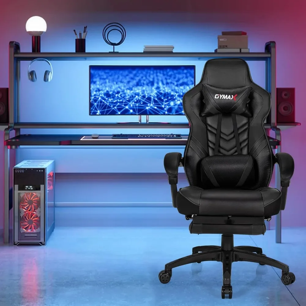 Ergonomic Computer Chair for Adults Teens Reclining Gamer Chair High Back Game Chair