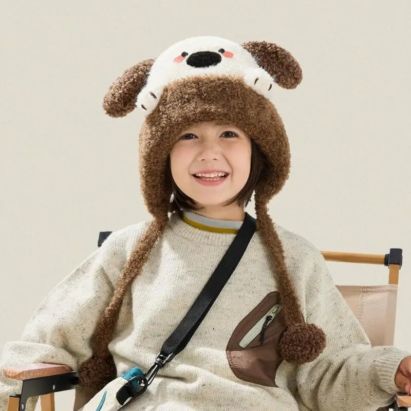 Anime Hello Kitty Kawaii Hat Sanrio Cartoon Melody Children New Cute Plush Thicken Windproof Ear Protection Warm Soft Hat Gift