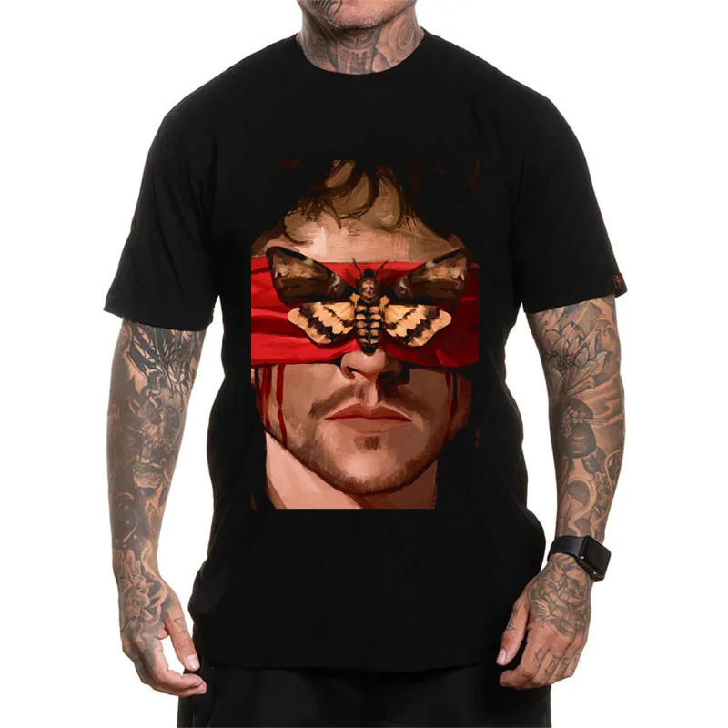 

Will Graham 0223 Retro Horror movie Dr Lecter Hannigram Gift t shirt Vintage Scary film Hannibal Graphic clothes All size Tee