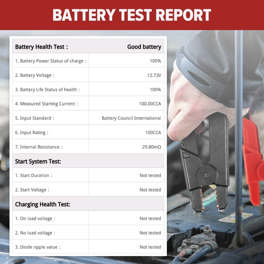 LAUNCH X431 BST360 Car Battery Tester Clip Analyzer 12V Voltage Battery Charging automotive scanner for X431 PROS V Bluetooth