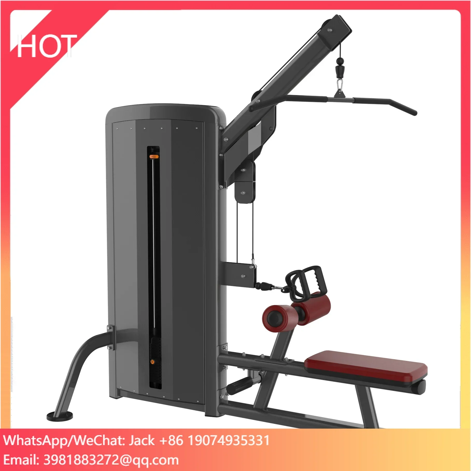 TOPTONS Lat Pulldown/Low Row Gym Station Ratio Multi-Function Exercise Equipment life fitness