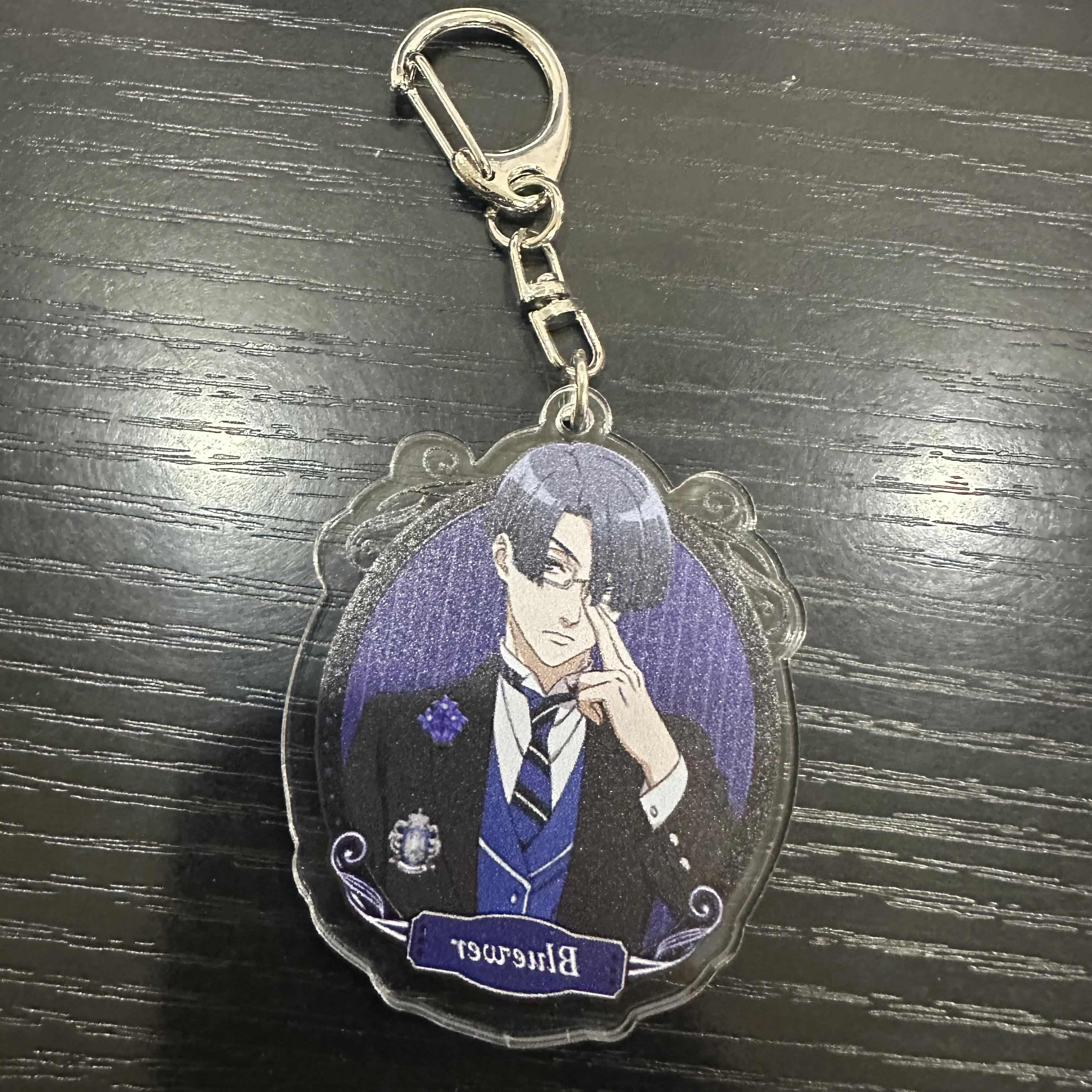 Anime Black Butler Figures Sebastian Michaelis Ciel Phantomhive Gregory Violet Cosplay Acrylic Key Chains Fans Christmas Gifts