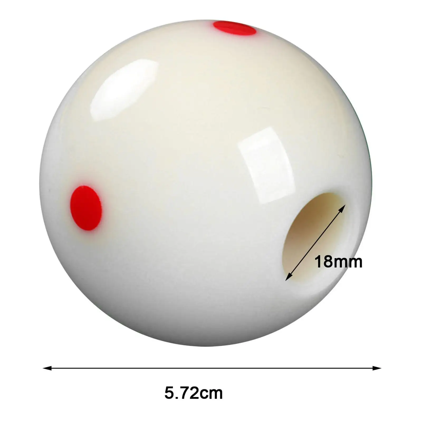 Boule de queue de billard avec trou, entraîneur de billard, accessoires de queue de billard