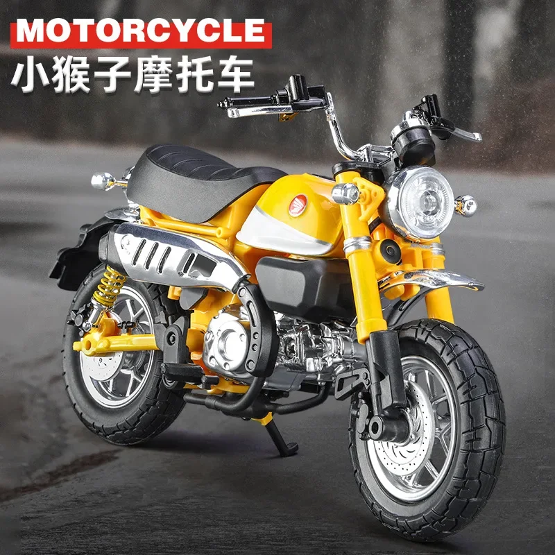 1:12 Honda Little Monkey Alloy Motorcycle Model Decoration Children's Toy Gift