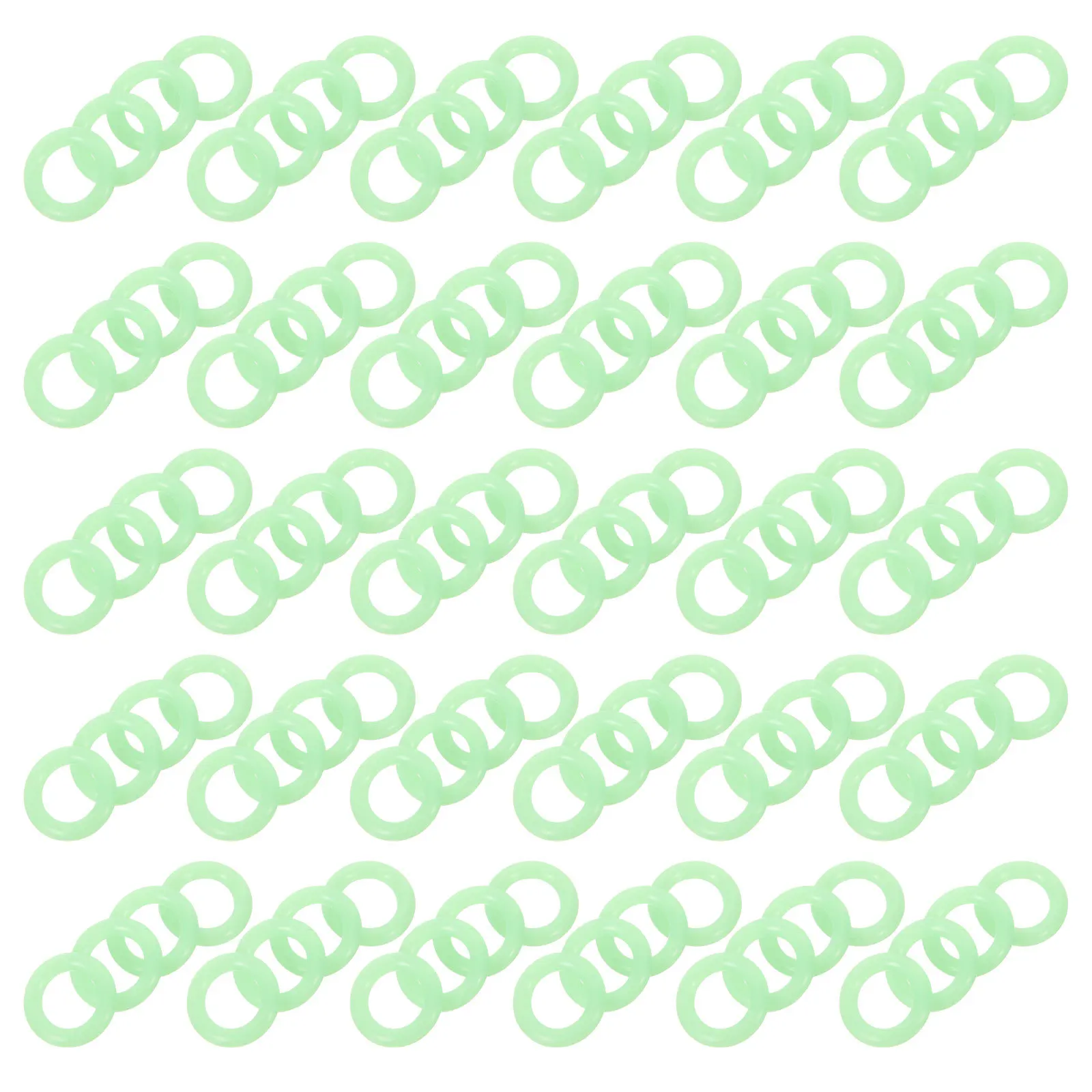 

150Pcs Fluorescent Tent Nail Ring Creative Generous Appearance Easy Use Portable Stake Rings Tent Stakes Fluorescent Ring