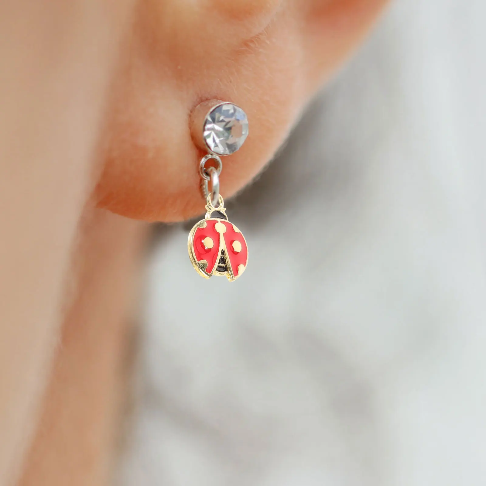 

10 Pcs Alloy Ladybug Pendant Charms Sturdy Metal DIY Accessories for Necklace Bracelet Keychain Small Jewelry Mixed Colors