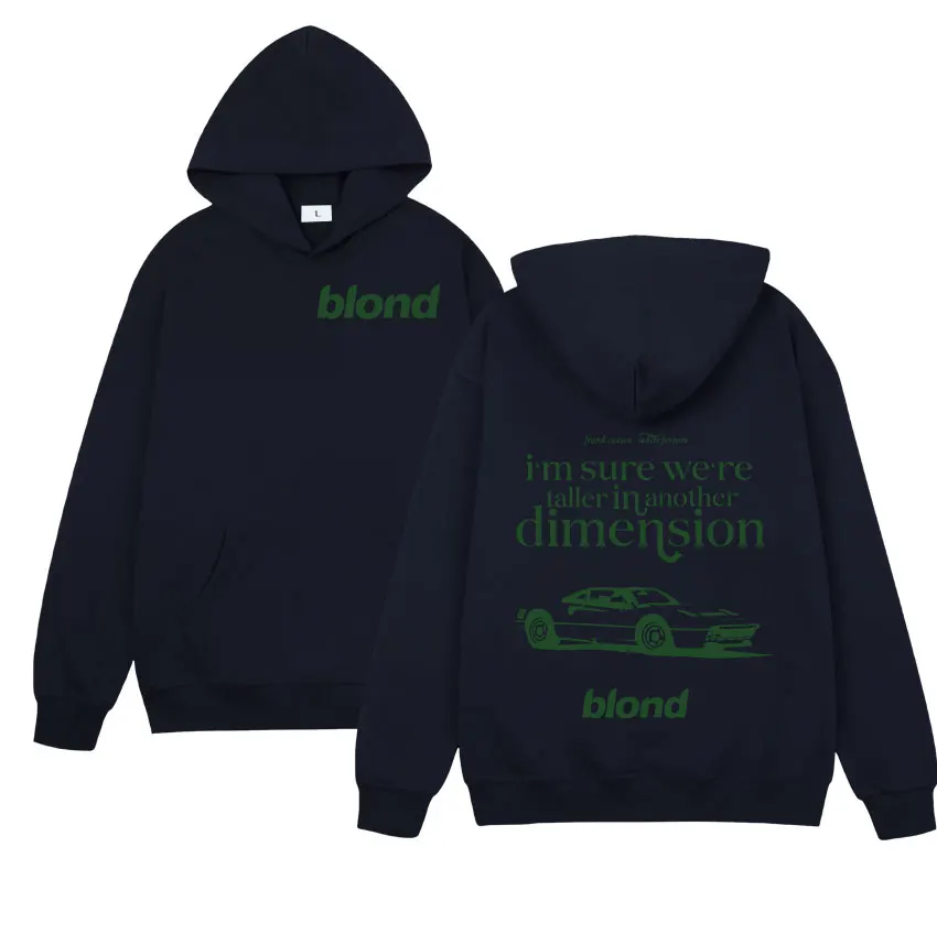 مغني الراب فرانك ألبوم جديد طباعة هوديي الرجال النساء الهيب هوب الأشقر طويلة الأكمام البلوز موضة المحيط المتضخم هوديس الشارع الشهير #3