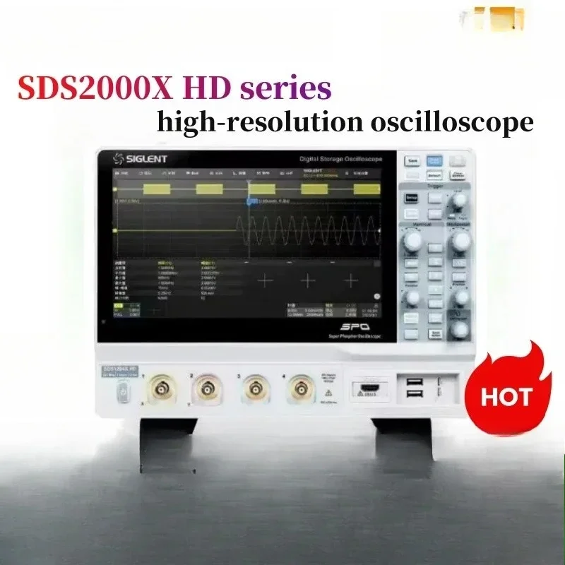 SDS2104X/SDS2204X/2354X HD 4 Channel,100MHz-350MHz 12Bit 2 GSa/s Fluorescent Digital Storage Oscilloscope