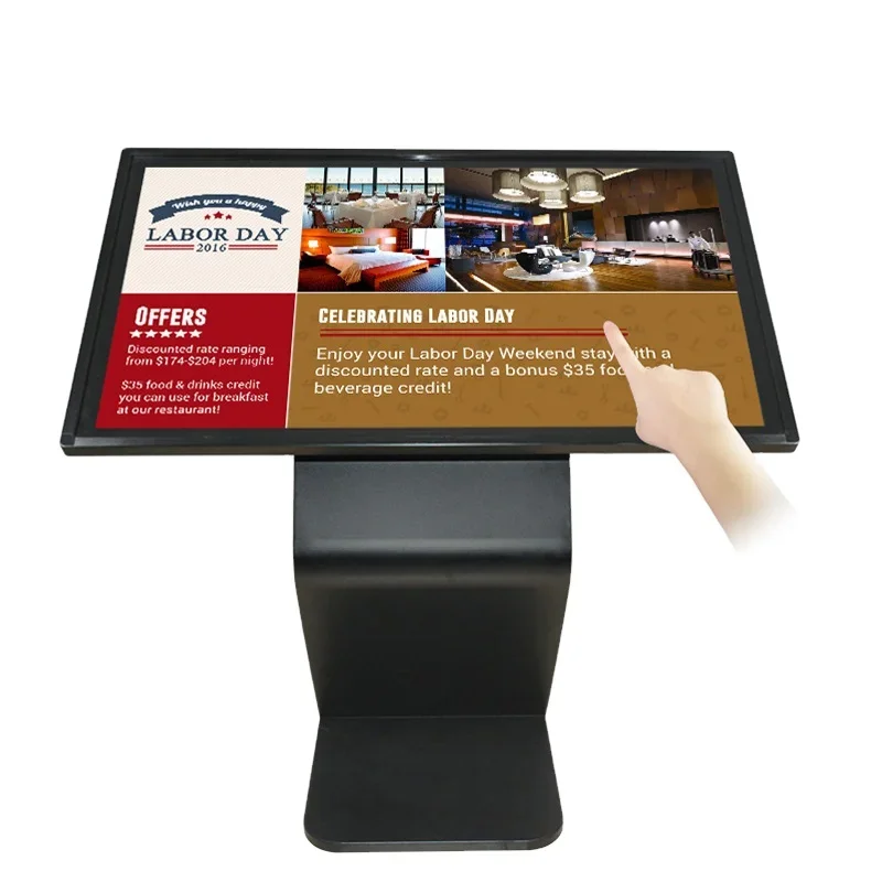 32 Inch Touch Screen Self Service Exhibition Digital Interactive Information Kiosk All in One Query Machine Advertising PC