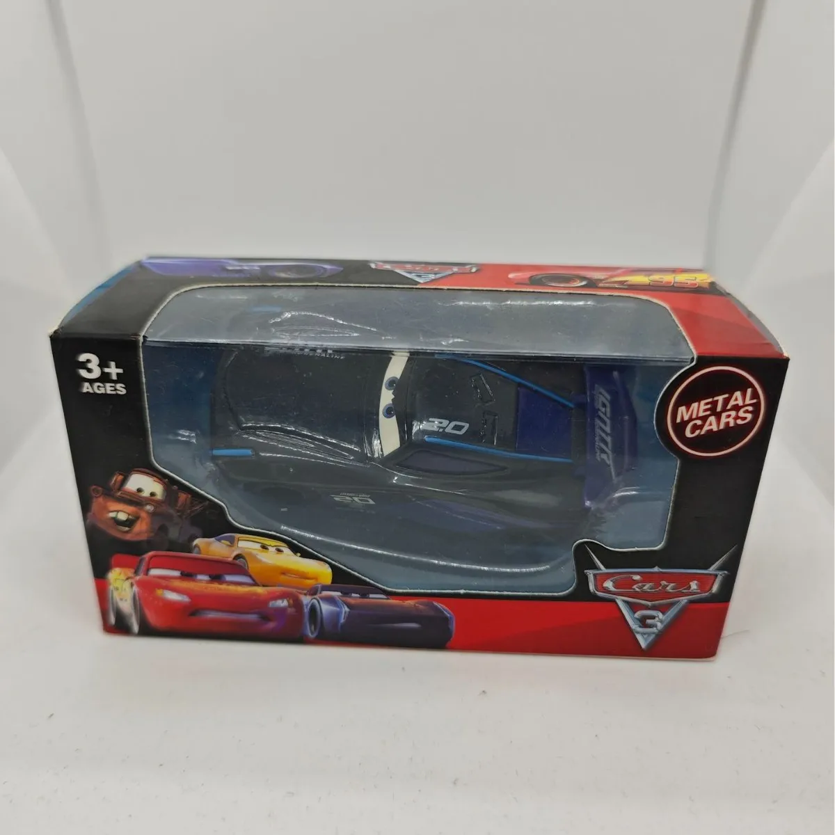 Auto Disney Pull-back Car Saetta McQueen Dente anteriore Modello di auto in lega Giocattoli per ragazzi Piccola auto sportiva Regali per le vacanze
